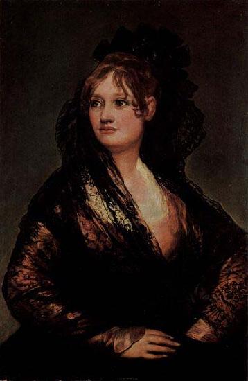 Francisco de Goya Portrat der Dona Isabel Cabos de Porcel oil painting image